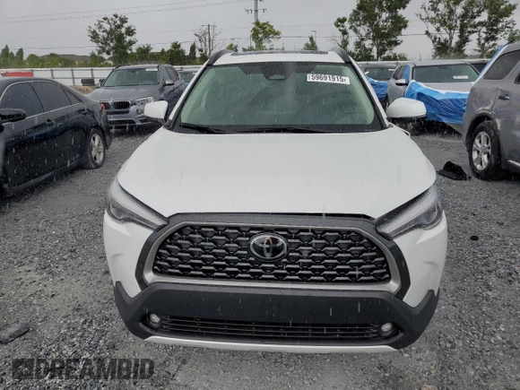 2023 Toyota Corolla Cross XLE с VIN 7MUDAAAG6PV071281, выставлен на аукционе Copart как лот 59691915 с пробегом Не указан миль и Списание • Salvage title. История ставок и продаж доступна на DreamBid. Изображение 5.