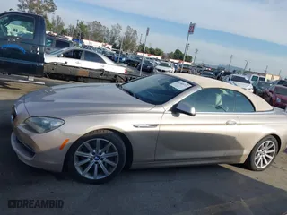 2012 BMW 6 Series 640i with VIN WBALW7C56CC618452, listed as a IAAI auction lot 41589719 with 72,608 mi miles. Bid and sale history available at carsss.com. Image 14.