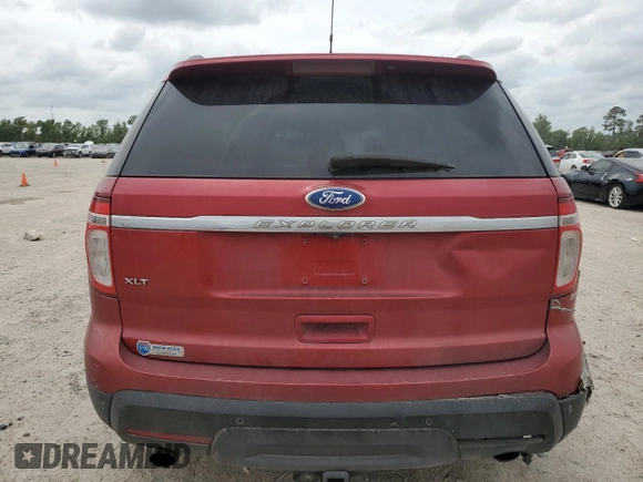 2011 Ford Explorer XLT with VIN 1FMHK7D80BGA42535, listed as a Copart auction lot 55138595 with 249,238 mi miles and Salvage title. Bid and sale history available at DreamBid. Image 6.