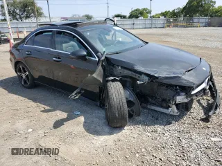 2021 Mercedes-Benz A 220 with VIN W1K3G4EB1MJ308004, listed as a Copart auction lot 59937905 with 43,733 mi miles and Salvage title. Bid and sale history available at DreamBid. Image 4.