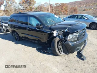 2018 Dodge Durango GT with VIN 1C4RDJDG5JC386634, listed as a IAAI auction lot 40703454 with 79,348 mi miles and . Bid and sale history available at carsss.com. Image 1.