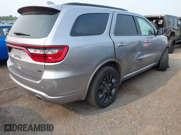 2021 Dodge Durango GT Plus with VIN 1C4RDJDG5MC751382, listed as a IAAI auction lot 42386441 with 36,941 mi miles and . Bid and sale history available at DreamBid. Image 4.