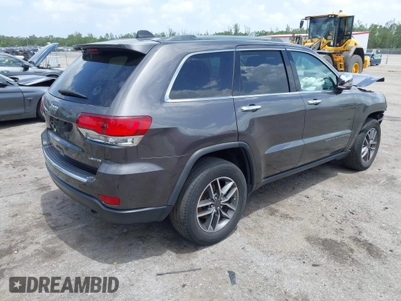 2020 Jeep Grand Cherokee Limited with VIN 1C4RJEBG1LC265105, listed as a IAAI auction lot 42485989 with 130,726 mi miles and . Bid and sale history available at DreamBid. Image 4.