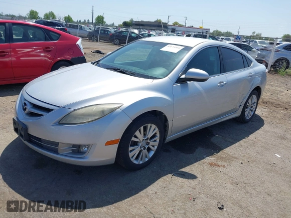 2009 Mazda 6 i Touring with VIN 1YVHP82A095M21620, listed as a IAAI auction lot 42171960 with 252,323 mi miles and . Bid and sale history available at carsss.com. Image 2.