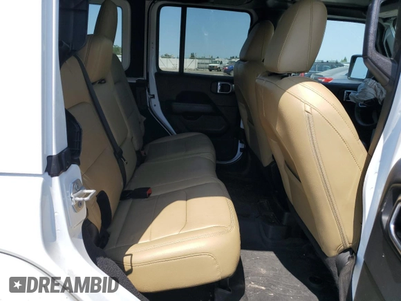 2018 Jeep Wrangler Unlimited Sahara с VIN 1C4HJXEG5JW303515, выставлен на аукционе Copart как лот 59985005 с пробегом 58 628 миль миль и Списание • Salvage title. История ставок и продаж доступна на DreamBid. Изображение 10.