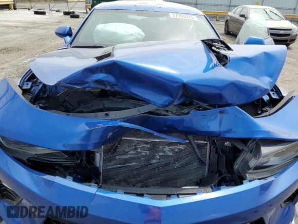 2017 Chevrolet Camaro 2SS with VIN 1G1FH1R76H0122035, listed as a Copart auction lot 57768925 with 56,463 mi miles and Salvage title. Bid and sale history available at DreamBid. Image 11.