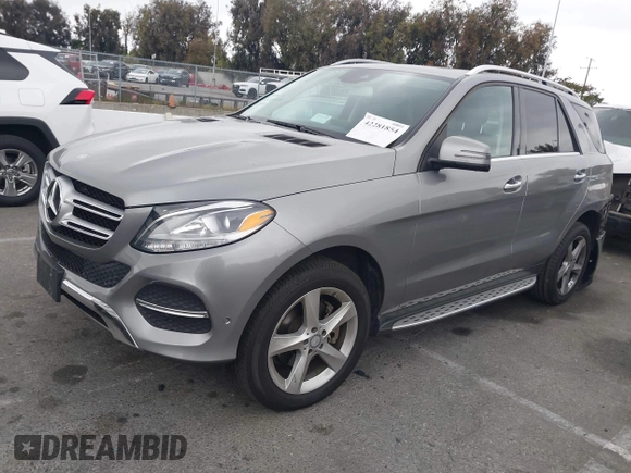 2016 Mercedes-Benz GLE 350 with VIN 4JGDA5JB1GA712156, listed as a IAAI auction lot 42281854 with 81,545 mi miles and . Bid and sale history available at DreamBid. Image 2.