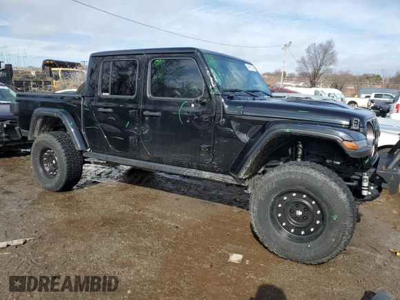 2022 Jeep Gladiator Rubicon с VIN 1C6JJTBG0NL163323, выставлен на аукционе Copart как лот 44919205 с пробегом 7 817 миль миль и Списание • Salvage title. История ставок и продаж доступна на DreamBid. Изображение 4.