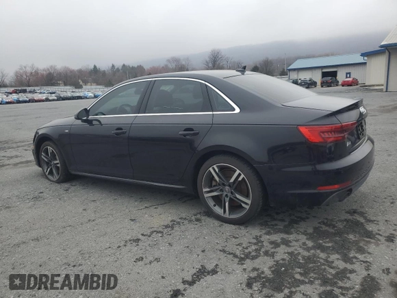 2017 Audi A4 Premium Plus with VIN WAUENAF49HN037325, listed as a Copart auction lot 50267105 with 71,616 mi miles and Salvage Title. Bid and sale history available at carsss.com. Image 2.