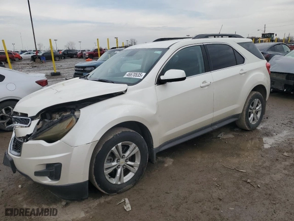 2012 Chevrolet Equinox LT w/1LT with VIN 2GNALDEK7C1259954, listed as a Copart auction lot 46670535 with 122,391 mi miles and Salvage Title. Bid and sale history available at carsss.com. Image 1.