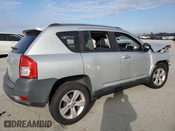 2012 Jeep Compass Sport with VIN 1C4NJCBB5CD503698, listed as a Copart auction lot 83105324 with 0 mi miles and Salvage Title. Bid and sale history available at carsss.com. Image 3.
