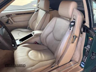 2002 Mercedes-Benz SL 500 with VIN WDBFA68F42F204673, listed as a Copart auction lot 56757525 with 32,967 mi miles and Clean title. Bid and sale history available at DreamBid. Image 10.