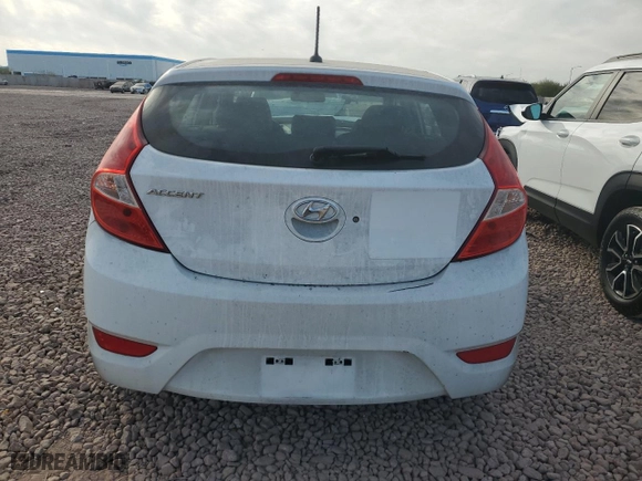 2017 Hyundai Accent SE with VIN KMHCT5AE9HU336726, listed as a Copart auction lot 41382765 with 103,894 mi miles and Salvage Title. Bid and sale history available at carsss.com. Image 6.