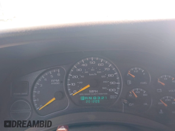 2001 Chevrolet Tahoe LS z VIN 1GNEC13T51J153677, wystawiony jako IAAI lot #42459552 z przebiegiem 201 209 mil mil oraz . Historia ofert i sprzedaży dostępna na DreamBid. Obrazek 7.