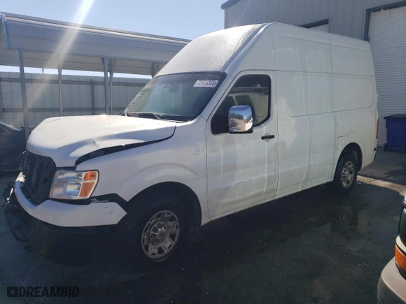 2015 Nissan NV SV with VIN 1N6AF0LX0FN805419, listed as a Copart auction lot 72576304 with 216,957 mi miles and Salvage Title. Bid and sale history available at carsss.com. Image 1.