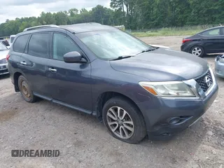 2013 Nissan Pathfinder SL with VIN 5N1AR2MM3DC659984, listed as a IAAI auction lot 42597753 with 177,790 mi miles and . Bid and sale history available at DreamBid. Image 1.