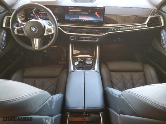 2025 BMW X6 xDrive40i with VIN 5UX33EX06S9X36591, listed as a Copart auction lot 53848375 with 20,746 mi miles and Clean Title. Bid and sale history available at carsss.com. Image 8.