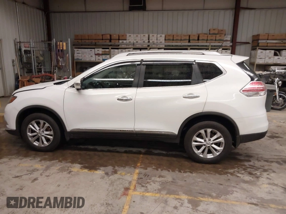 2014 Nissan Rogue SL with VIN 5N1AT2MV5EC771438, listed as a IAAI auction lot 40928208 with 138,910 mi miles and . Bid and sale history available at DreamBid. Image 14.