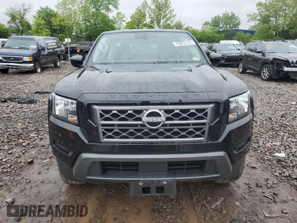 2024 Nissan Frontier SV with VIN 1N6ED1EJ0RN667374, listed as a Copart auction lot 58184865 with 9,546 mi miles and Clean title. Bid and sale history available at DreamBid. Image 5.