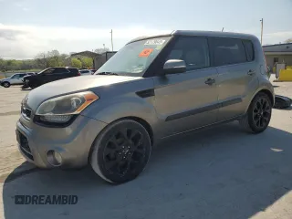 2013 Kia Soul + with VIN KNDJT2A66D7496977, listed as a Copart auction lot 52179645 with 161,440 mi miles and Salvage Title. Bid and sale history available at DreamBid. Image 1.