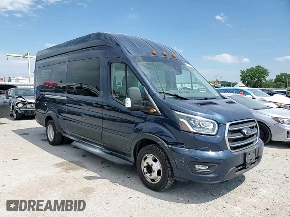 2020 Ford Transit Passenger XL with VIN 1FBVU4XG4LKB19039, listed as a Copart auction lot 60059294 with 102,994 mi miles and Salvage Title. Bid and sale history available at DreamBid. Image 11.