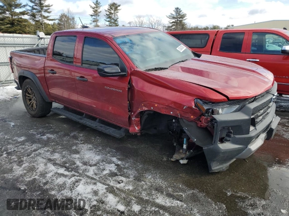 2023 Chevrolet Colorado 4WD Trail Boss with VIN 1GCPTEEK1P1148269, listed as a Copart auction lot 43504385 with Not Provided miles and Salvage Title. Bid and sale history available at carsss.com. Image 4.