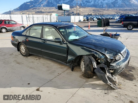 1998 Acura RL Premium with VIN JH4KA965XWC003247, listed as a Copart auction lot 46313035 with 0 mi miles and Salvage Title. Bid and sale history available at carsss.com. Image 4.