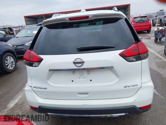 2017 Nissan Rogue SL with VIN 5N1AT2MV7HC854485, listed as a IAAI auction lot 41999131 with 155,181 mi miles. Bid and sale history available at carsss.com. Image 16.