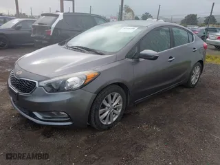 2015 Kia Forte EX with VIN KNAFX4A82F5360753, listed as a IAAI auction lot 41936108 with 127,387 mi miles. Bid and sale history available at carsss.com. Image 17.