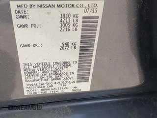 2015 Nissan Altima SL z VIN 1N4AL3AP3FC483764, wystawiony jako IAAI lot #42309176 z przebiegiem 144 231 mil mil oraz . Historia ofert i sprzedaży dostępna na DreamBid. Obrazek 9.