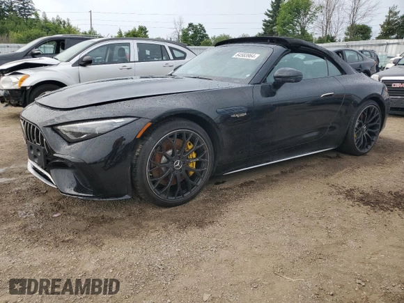 2022 Mercedes-Benz SL 63 AMG z VIN W1KVK8BB1NF004145, wystawiony jako Copart lot #64583964 z przebiegiem Nie podano mil oraz Czysty tytuł • Clean title. Historia ofert i sprzedaży dostępna na DreamBid. Obrazek 1.