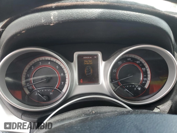 2013 Dodge Journey SXT with VIN 3C4PDDBG1DT619798, listed as a Copart auction lot 51820685 with 209,404 mi miles and Salvage Title. Bid and sale history available at DreamBid. Image 9.