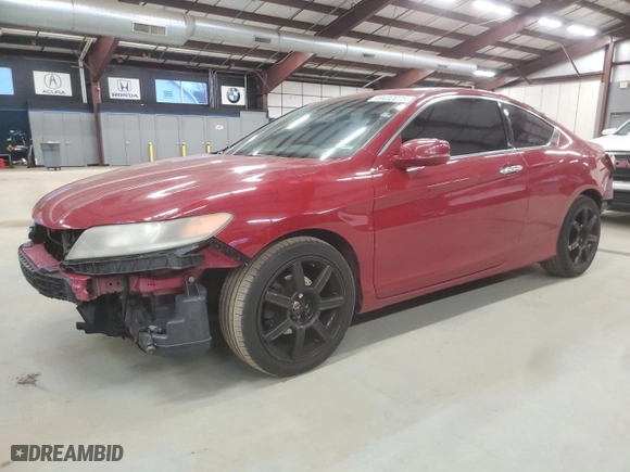 2013 Honda Accord Cpe EX-L with VIN 1HGCT1B87DA019644, listed as a Copart auction lot 48932865 with 200,750 mi miles and Salvage Title. Bid and sale history available at carsss.com. Image 1.