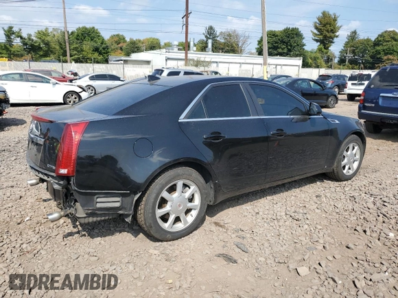 2009 Cadillac CTS RWD w/1SA with VIN 1G6DF577490155604, listed as a Copart auction lot 72563784 with 108,137 mi miles and Salvage Title. Bid and sale history available at carsss.com. Image 3.