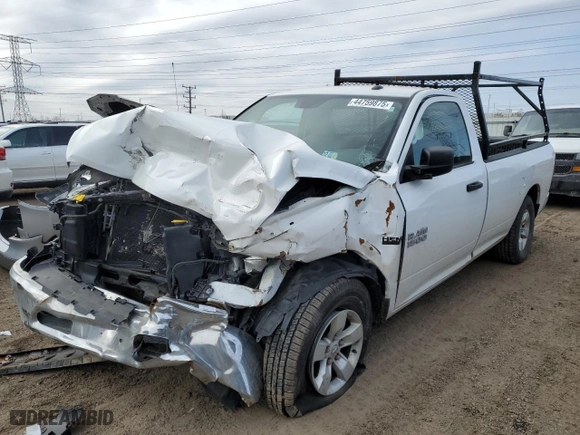 2017 Ram 1500 Tradesman with VIN 3C6JR6DT5HG521814, listed as a Copart auction lot 44759875 with 68,026 mi miles and Salvage Title. Bid and sale history available at carsss.com. Image 1.