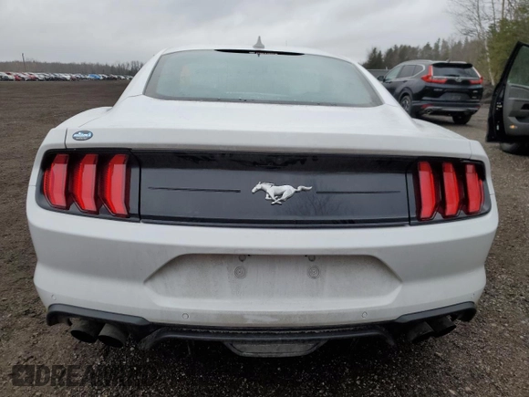 2021 Ford Mustang EcoBoost with VIN 1FA6P8TH7M5116896, listed as a Copart auction lot 38178004 with 36,035 mi miles and Salvage title. Bid and sale history available at DreamBid. Image 6.