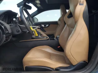 2015 Jaguar F-TYPE V6 S with VIN SAJWA6BC8F8K14232, listed as a Copart auction lot 52174245 with 64,852 mi miles and Salvage Title. Bid and sale history available at carsss.com. Image 7.