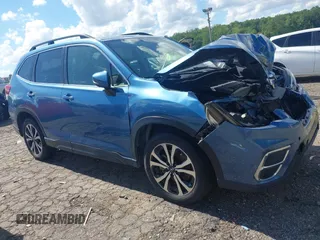 2019 Subaru Forester Limited with VIN JF2SKAUC9KH593747, listed as a IAAI auction lot 42509218 with 76,979 mi miles and . Bid and sale history available at DreamBid. Image 1.