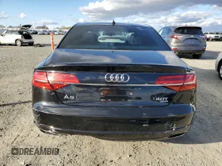 2016 Audi A8 Sport with VIN WAU43AFD3GN010024, listed as a Copart auction lot 47656285 with 88,264 mi miles and Salvage title. Bid and sale history available at DreamBid. Image 6.