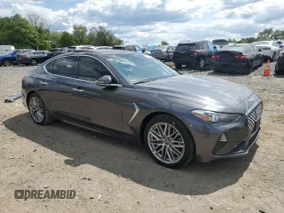 2020 Genesis G70 2.0T with VIN KMTG34LA9LU062884, listed as a Copart auction lot 68301304 with 92,700 mi miles and Salvage Title. Bid and sale history available at carsss.com. Image 4.