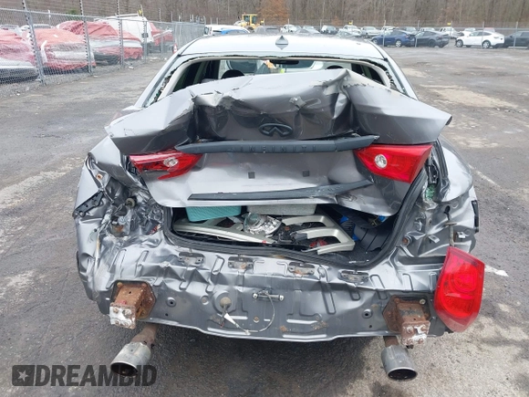2014 Infiniti Q50 Premium with VIN JN1BV7AR8EM682452, listed as a IAAI auction lot 41848533 with 103,646 mi miles. Bid and sale history available at carsss.com. Image 6.