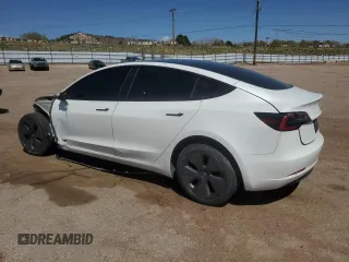2022 Tesla Model 3 Long Range with VIN 5YJ3E1EB8NF315619, listed as a Copart auction lot 53336485 with Not Provided miles and Salvage Title. Bid and sale history available at DreamBid. Image 2.