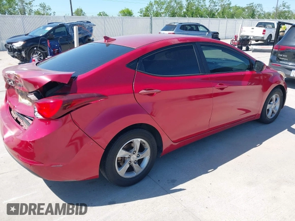 2014 Hyundai Elantra SE z VIN KMHDH4AE3EU168058, wystawiony jako IAAI lot #41974619 z przebiegiem 209 413 mil mil oraz . Historia ofert i sprzedaży dostępna na DreamBid. Obrazek 4.