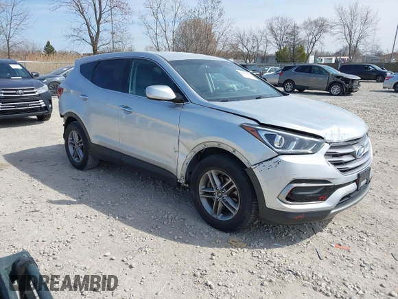 2017 Hyundai Santa Fe 2.4L z VIN 5XYZTDLB8HG465425, wystawiony jako IAAI lot #42041881 z przebiegiem 103 161 mil mil oraz . Historia ofert i sprzedaży dostępna na DreamBid. Obrazek 1.