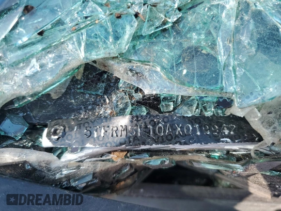 2010 Toyota Tundra z VIN 5TFRM5F10AX019942, wystawiony jako Copart lot #52418865 z przebiegiem Nie podano mil oraz Szkoda całkowita • Salvage title. Historia ofert i sprzedaży dostępna na DreamBid. Obrazek 13.