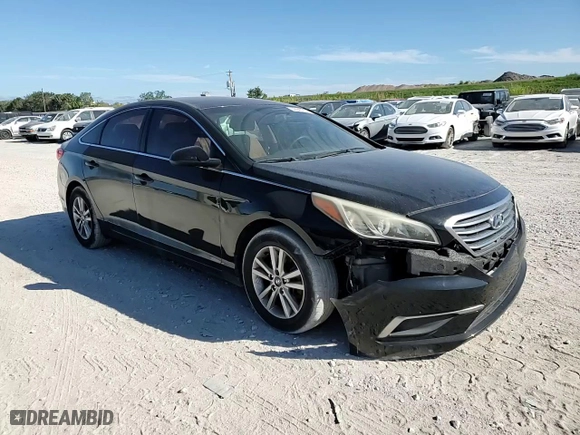 2017 Hyundai Sonata SE with VIN 5NPE24AF4HH461212, listed as a Copart auction lot 50043315 with 109,113 mi miles and Salvage Title. Bid and sale history available at carsss.com. Image 10.
