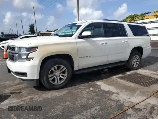 2019 Chevrolet Suburban LT z VIN 1GNSKHKC1KR178188, wystawiony jako Copart lot #66073285 z przebiegiem 77 187 mil mil oraz Czysty tytuł • Clean title. Historia ofert i sprzedaży dostępna na DreamBid. Obrazek 1.