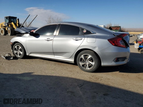2020 Honda Civic Sedan LX with VIN 2HGFC2F69LH553241, listed as a Copart auction lot 41502005 with 105,751 mi miles and Salvage Title. Bid and sale history available at carsss.com. Image 2.