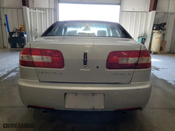 2006 Lincoln Zephyr with VIN 3LNHM261X6R653202, listed as a Copart auction lot 71796434 with 333,090 mi miles and Salvage Title. Bid and sale history available at carsss.com. Image 6.