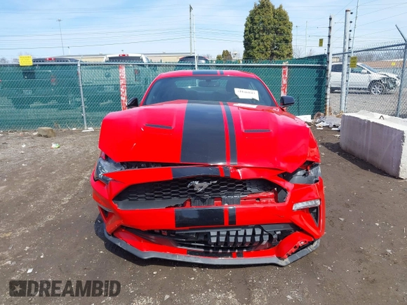 2019 Ford Mustang EcoBoost with VIN 1FA6P8TH6K5197340, listed as a IAAI auction lot 41846843 with 85,272 mi miles and . Bid and sale history available at carsss.com. Image 6.